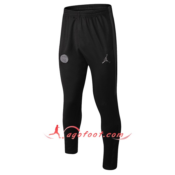 Nouveau Training Pantalon Jordan PSG Gris Noir 2018 2019
