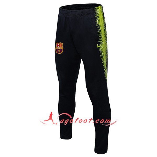 Nouveau Training Pantalon FC Barcelone Noir Verte 2018 2019