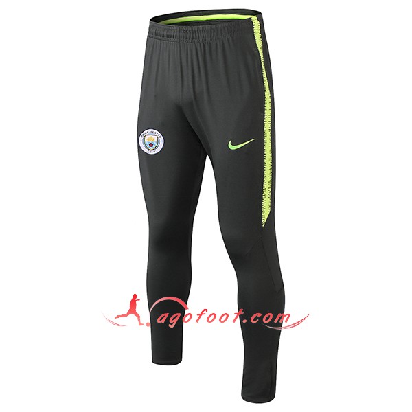 Nouveau Training Pantalon Manchester City foncé Gris Verte 2018 2019