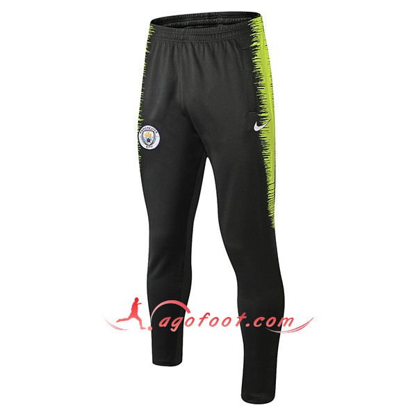 Nouveau Training Pantalon Manchester City foncé Gris Verte Strike Drill 2018 2019