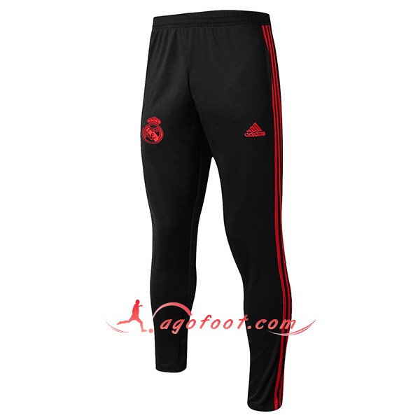 Nouveau Training Pantalon Real Madrid Noir Rouge 2018 2019