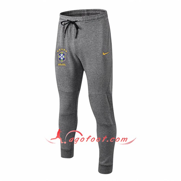 Nouveau Training Pantalon Bresil Gris 2018 2019