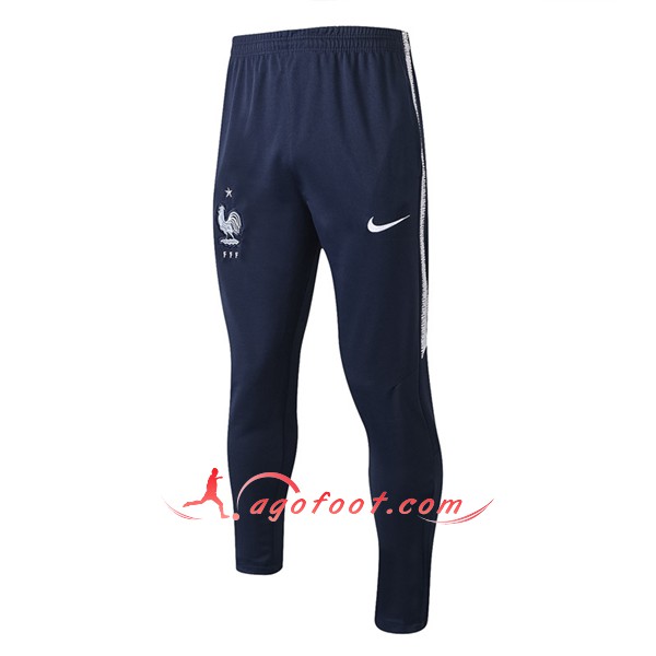 Nouveau Training Pantalon France foncé Bleu 2018 2019