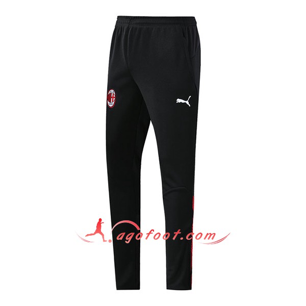 Nouveau Training Pantalon Foot Milan AC Noir 2019 2020
