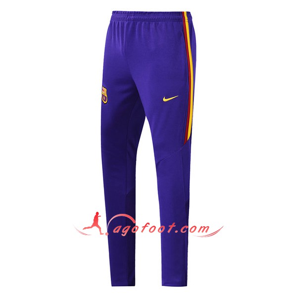 Nouveau Training Pantalon Foot FC Barcelone Pourpre 2019 2020