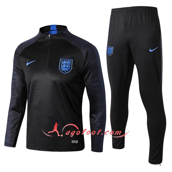 Nouveau Survetement De Foot Angleterre Noir Strike Drill Floqué 2018 2019