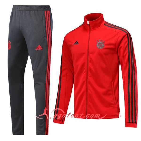 Nouveau Survetement De Foot - Veste Bayern Munich Rouge 2019/20