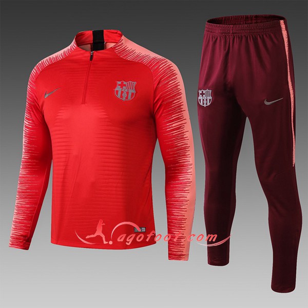 Nouveau Survetement De Foot FC Barcelone Enfant Rouge Strike Drill2018 2019