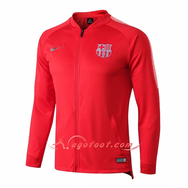 Nouveau Veste De Foot FC Barcelone Rouge Floqué 2018 2019
