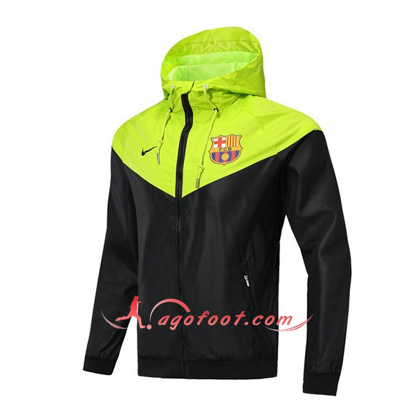 Nouveau Veste De Foot FC Barcelone Jaune Noir Coupe Ventr Floqué 2018 2019