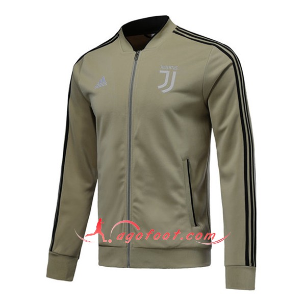 Nouveau Veste De Foot Juventus Marron clair Floqué 2018 2019