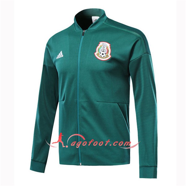 Nouveau Veste De Foot Mexique Verte Floqué 2018 2019