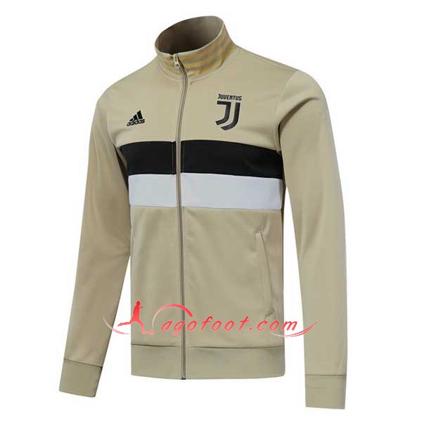 Nouveau Veste De Foot Juventus Jaune Floqué 2018 2019