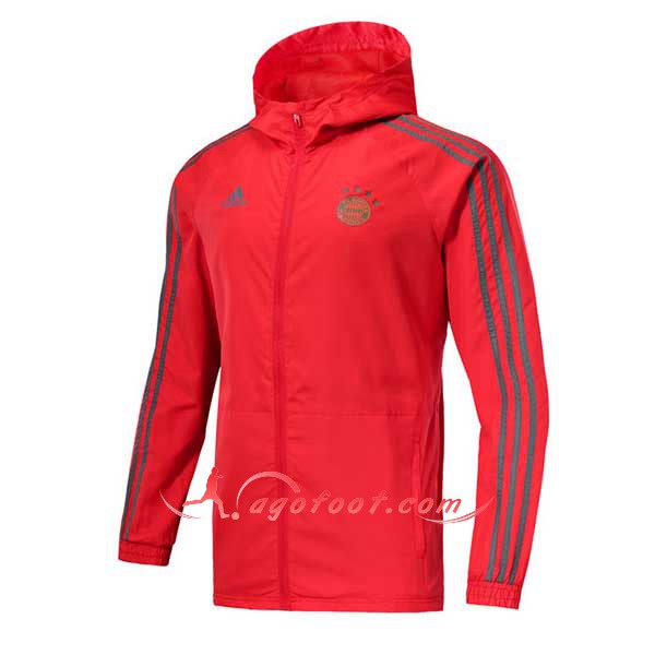 Nouveau Veste De Foot Sweat A Capuche Madrid Rouge Coupe Ventr Floqué 2018 2019