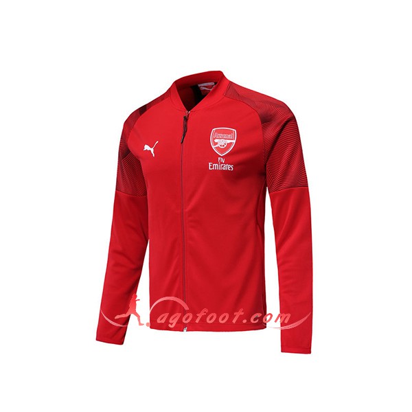 Nouveau Veste De Foot Arsenal Rouge Floqué 2019 2020
