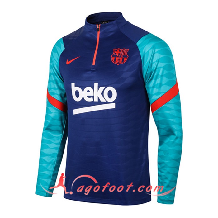 Sweatshirt Training FC Barcelone Bleu Marin 2020/2021