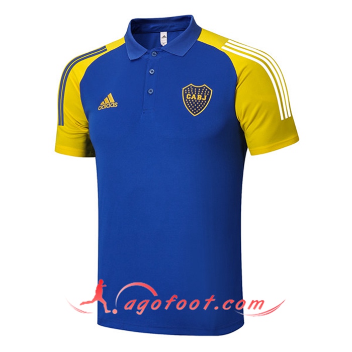Polo Foot Boca Juniors Bleu 2020/2021