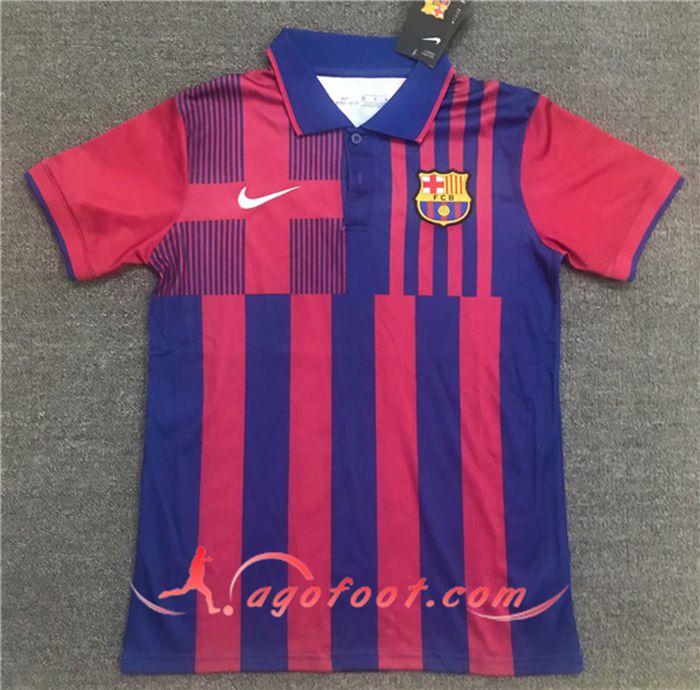 Polo Foot FC Barcelone Bleu/Rouge 2021/2022