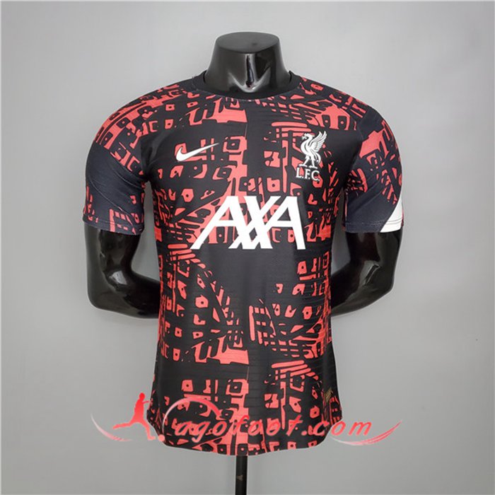 Training T-Shirts FC Liverpool Noir/Rouge 2020/2021