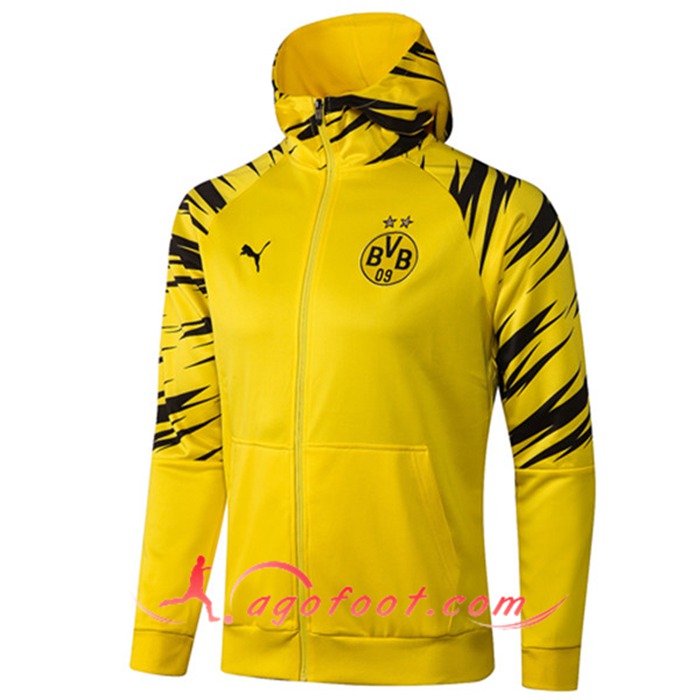 Veste A Capuche Dortmund BVB Jaune 2020/2021