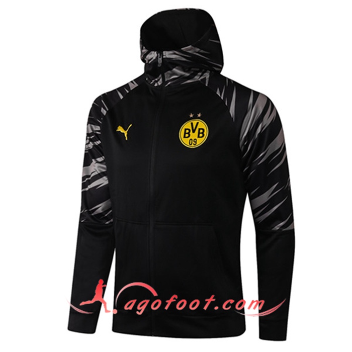 Veste A Capuche Dortmund BVB Noir 2020/2021