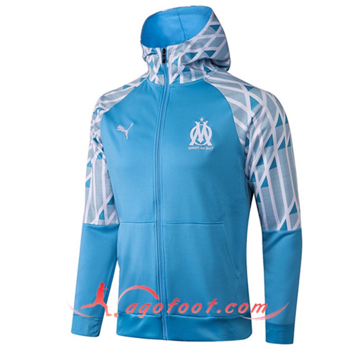 Veste A Capuche Marseille OM Bleu 2020/2021