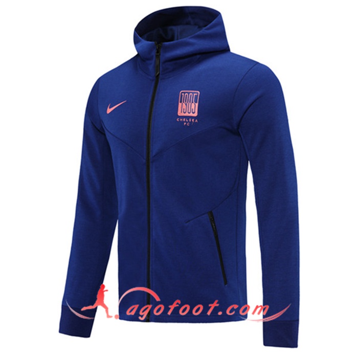 Veste A Capuche FC Chelsea Bleu Marin 2020/2021