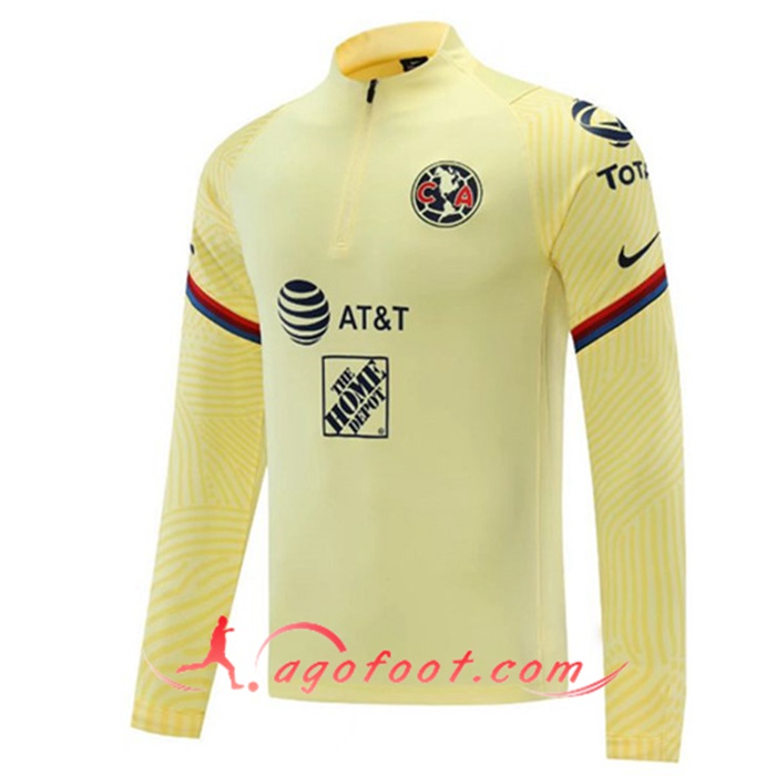 Nouveaux Veste Foot Club America Jaune 2020/2021