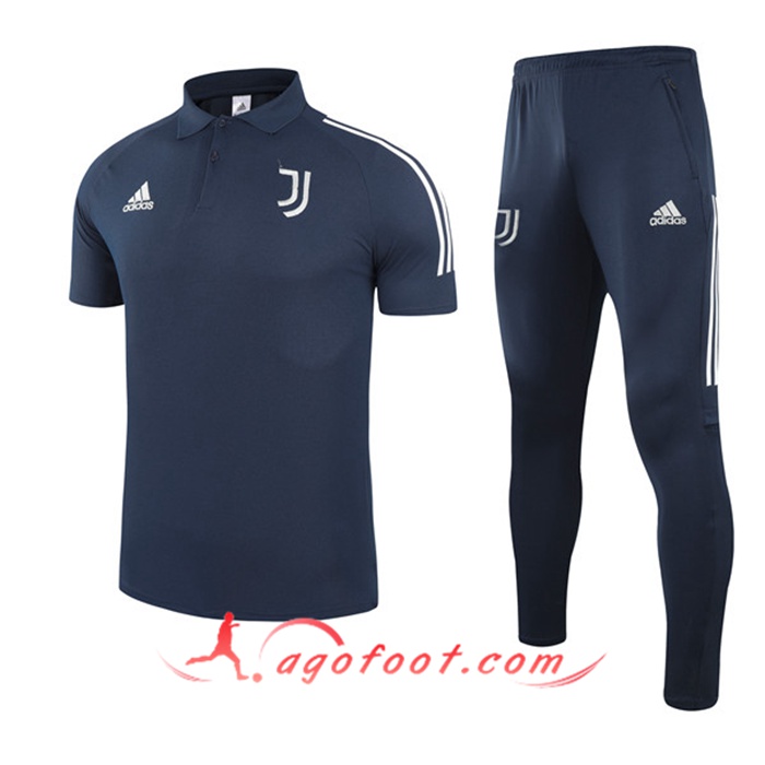 Ensemble Polo Juventus + Pantalon Bleu Marin 2021/2022