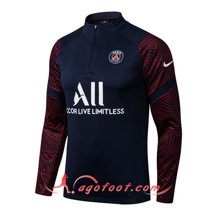 Sweatshirt Training PSG Bleu Marin 2021/2022