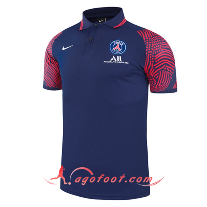 Polo Foot PSG Bleu Marin 2021/2022