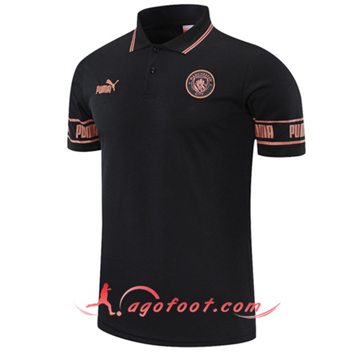 Polo Foot Manchester City Noir 2021/2022