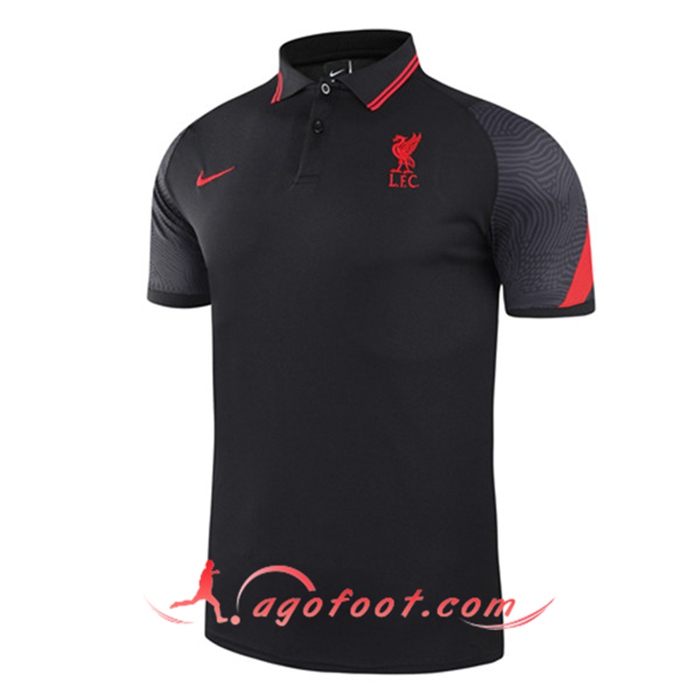 Polo Foot FC Liverpool Noir 2021/2022