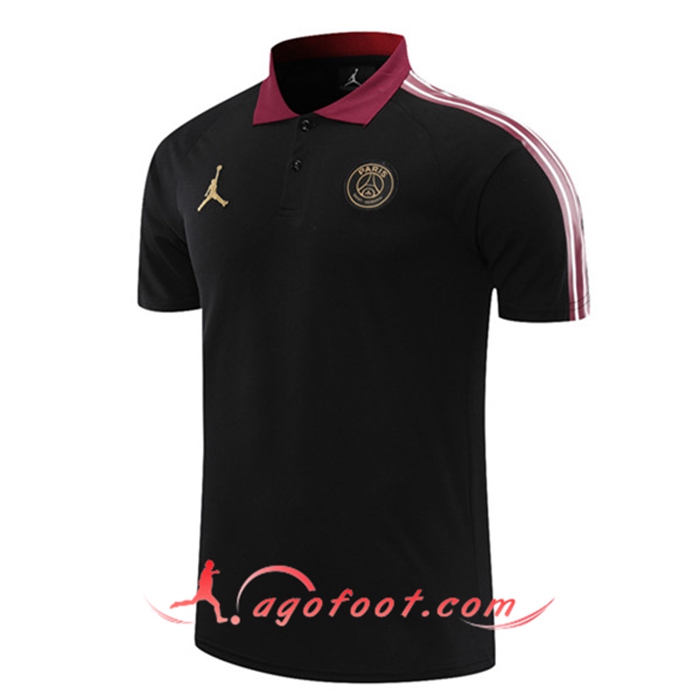 Polo Foot PSG Noir 2021/2022
