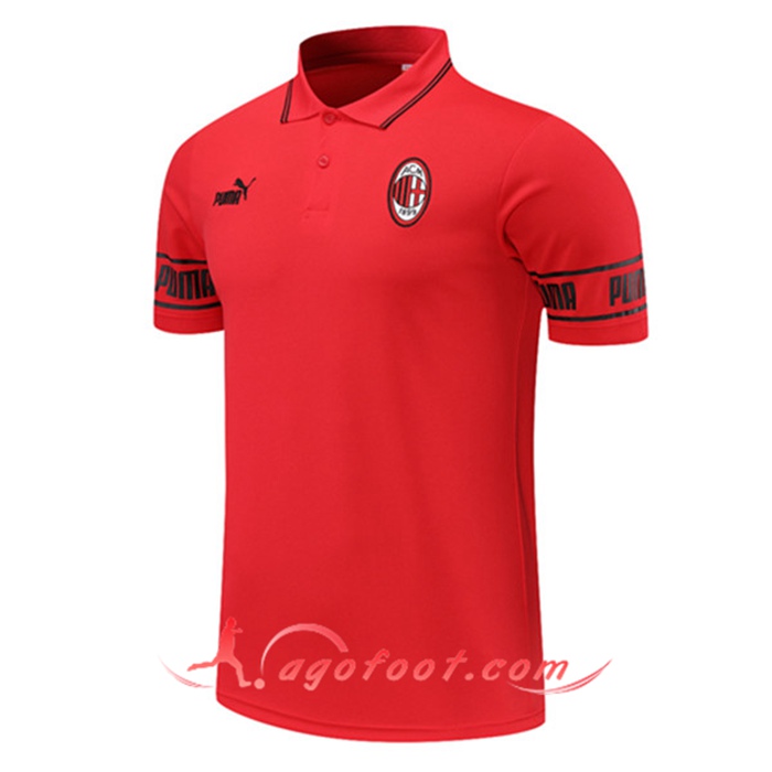 Polo Foot Milan AC Rouge 2021/2022