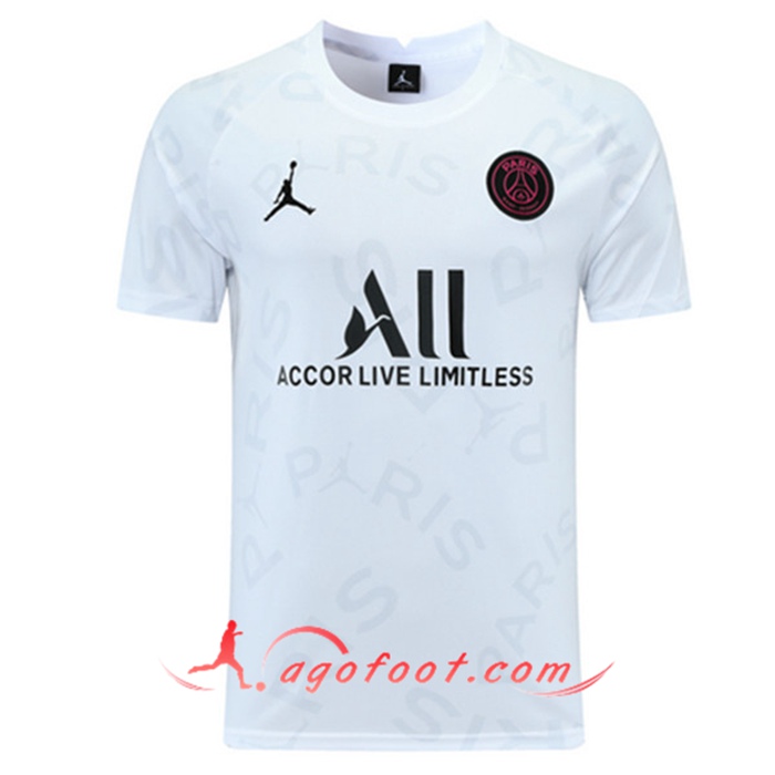 Training T-Shirts PSG Jordan Blanc 2021/2022