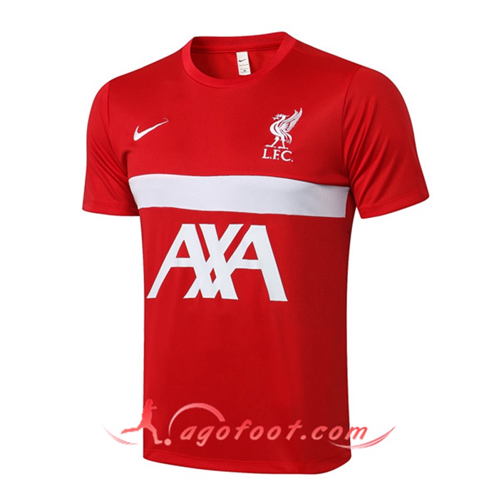 Training T-Shirts FC Liverpool Rouge/Blanc 2021/2022