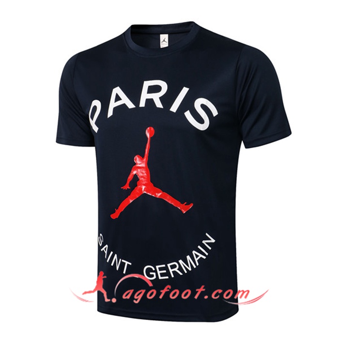 Training T-Shirts PSG Jordan Noir/Blanc 2021/2022