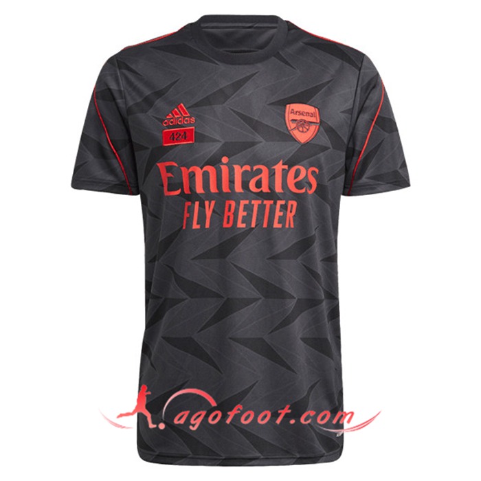 Training T-Shirts Arsenal 424 Noir 2021/2022