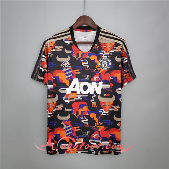 Training T-Shirts Manchester United Rouge/Noir 2021/2022