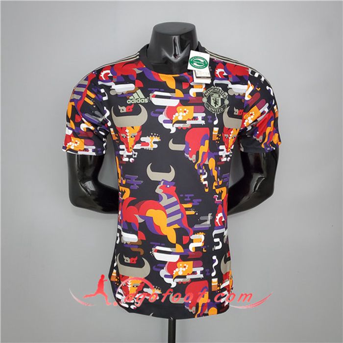 Training T-Shirts Manchester United Rouge/Jaune 2021/2022