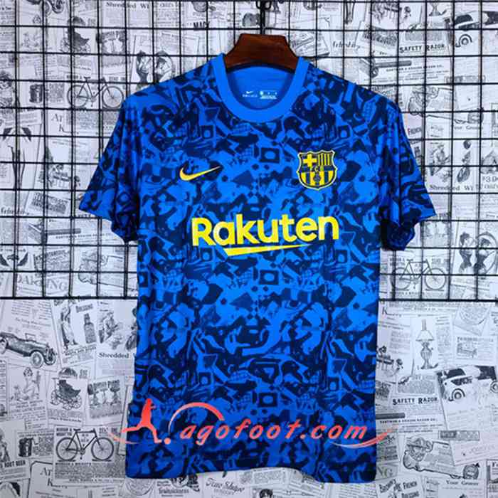 Training T-Shirts FC Barcelone Bleu 2021/2022