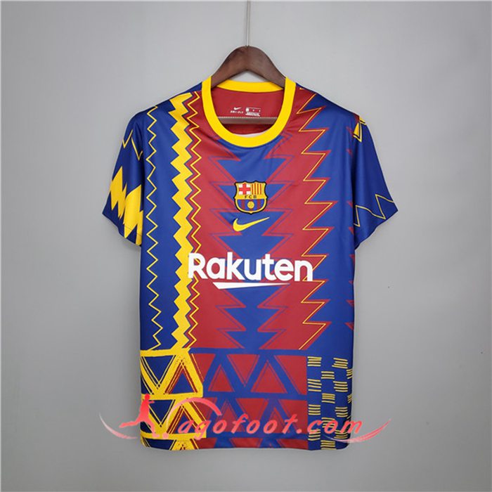 Training T-Shirts FC Barcelone Rouge/Bleu 2021/2022