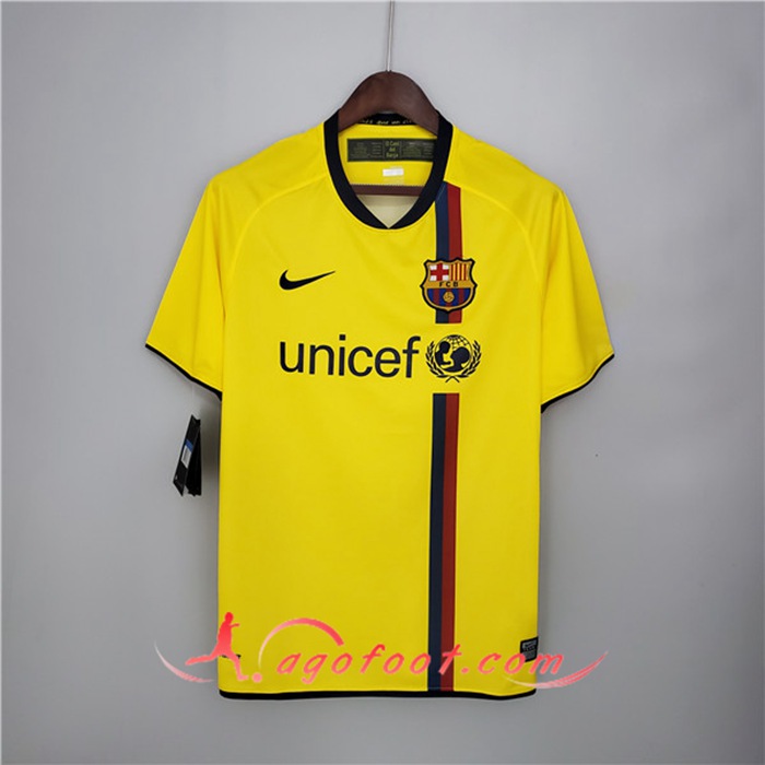 Maillot de Foot FC Barcelone Retro Exterieur 2008/2009
