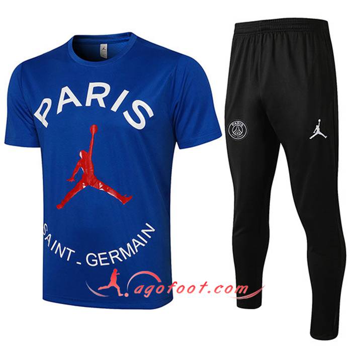 Ensemble Polo Jordan PSG + Pantalon Bleu 2021/2022