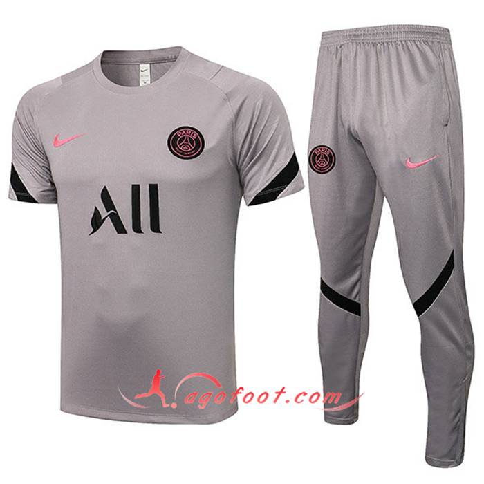 Ensemble Polo Jordan PSG + Pantalon Gris 2021/2022
