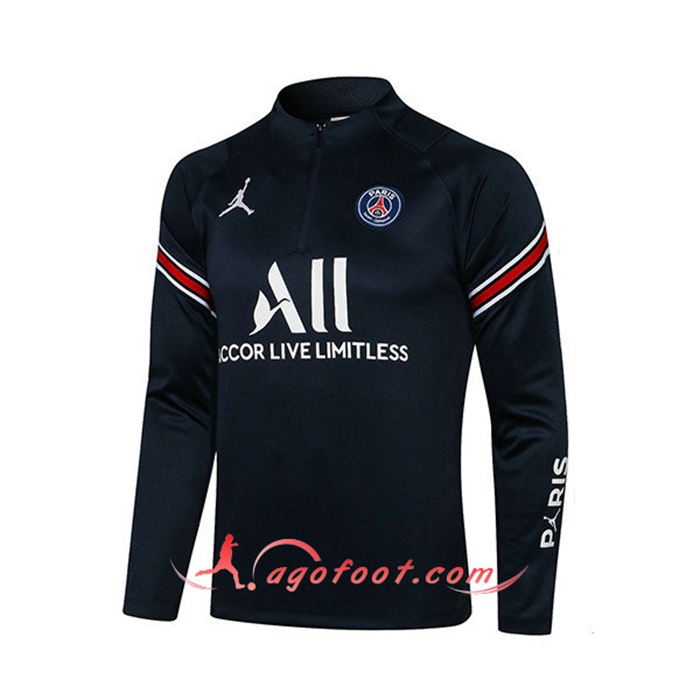 Sweatshirt Training Jordan PSG Noir 2021/2022