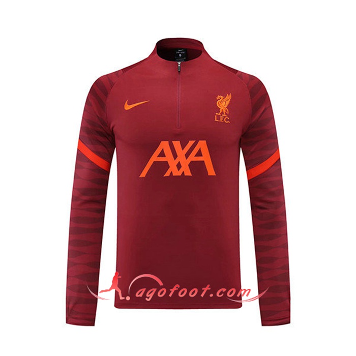 Sweatshirt Training FC Liverpool Rouge 2021/2022