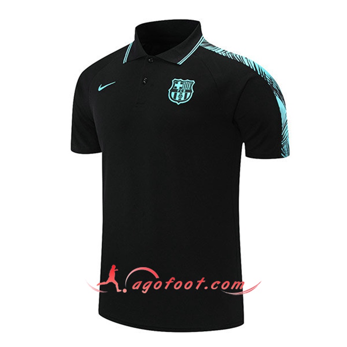 Polo Foot FC Barcelone Bleu/Noir 2021/2022