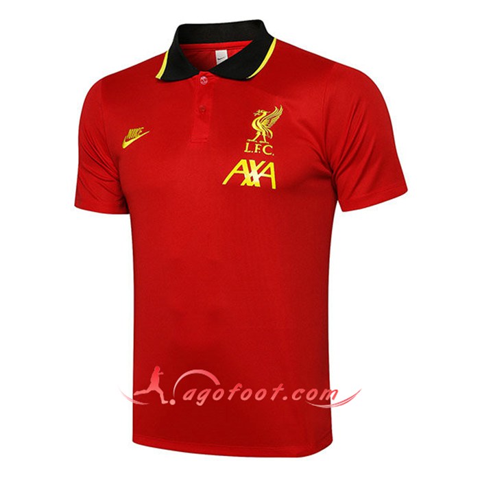 Polo Foot FC Liverpool Rouge/Noir 2021/2022